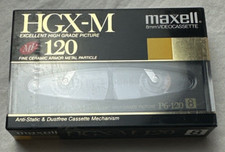 New Sealed Maxell 8mm Videocassette HGX-M Excellent High Grade Picture P6-120 8
