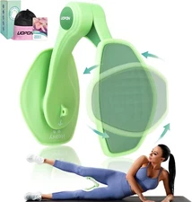 Thigh Master Thigh Exerciser for Women, Hip Trainer Kegel Exerciser Aqua Green