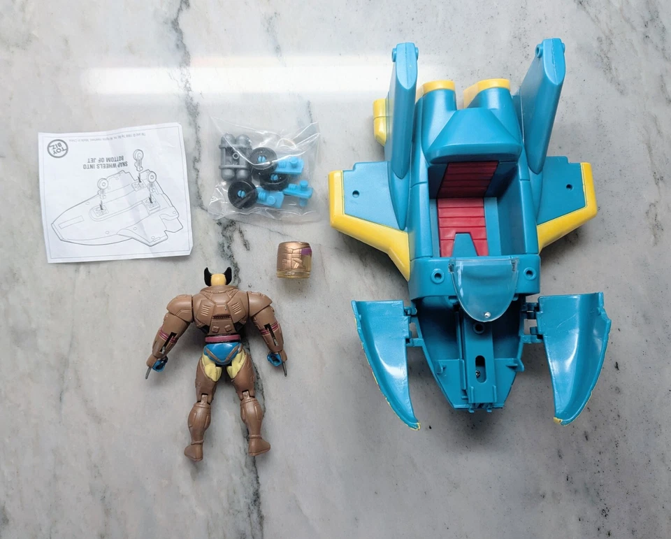 RARO Marvel X-Men Wolverine Wolf Jet con Figura 1998 Toy Biz - NUEVO (sin caja) Foto 3 de 3