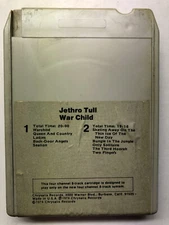 *** JETHRO TULL WAR CHILD QUADRIPHONIC 8 TRACK TAPE NEW SPLICE PLAYS GREAT***