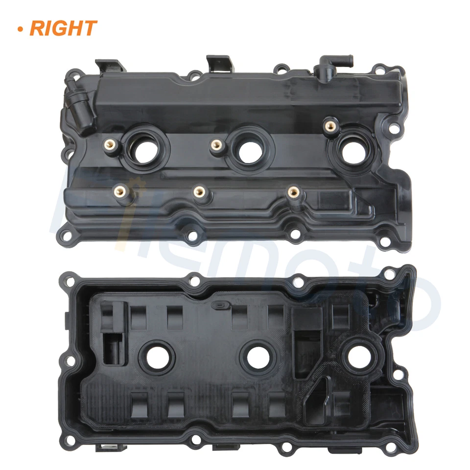 Valve Cover Left and Right w/ Gasket for 02-04 Nissan Pathfinder Infiniti QX4 - Image 4 of 4