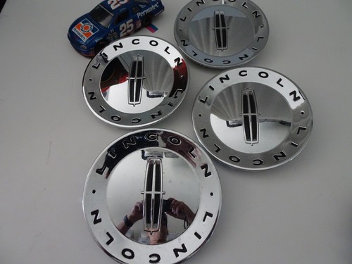 Set of 4 2003-06 Lincoln Navigator Chrome OEM Wheel Center Cap # 2L7J-1A096-AB