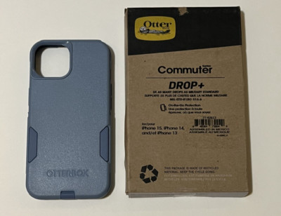 Coque OtterBox Commuter Drop+ Pour IPhone 13,14,15 - Denim Bleu, Ouverte Jamais Utilisée