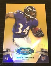 2012 Bowman Sterling Bobby Rainey Rookie Gold /50