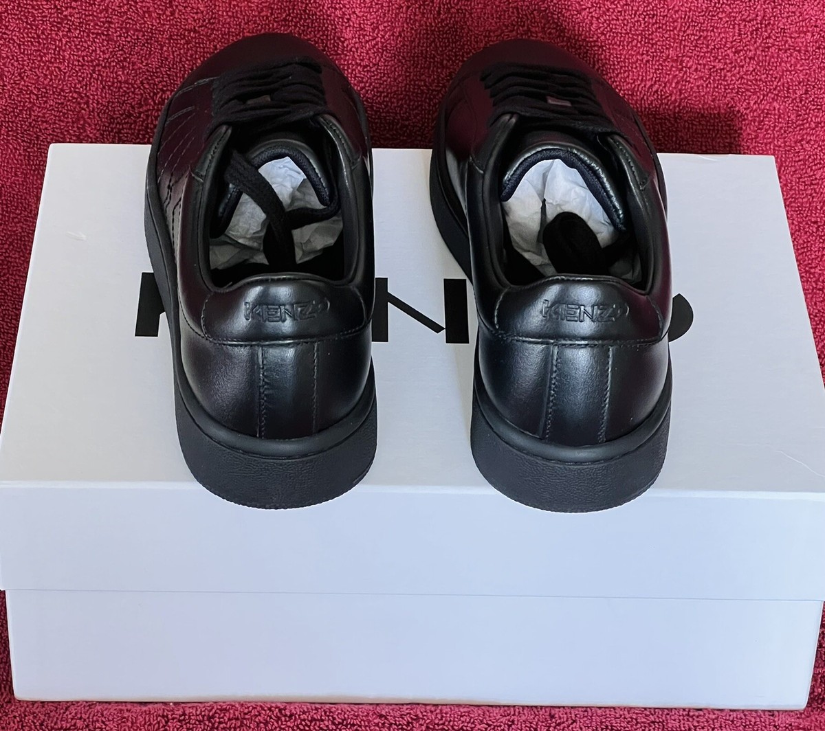 KENZO KOURT K LOW- TOP WOMEN SNEAKER BLACK Size 5.5 | eBay