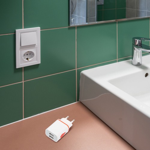 Universal Ladegerät Hub 2 Ports USB Ladestation Buchse Power Streifen Tablet - Bild 5 von 12