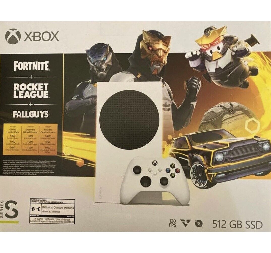 Microsoft Xbox Series S Digital Edition Console, 512GB, with Fortnite, Fall  Guys & Rocket League Bundle