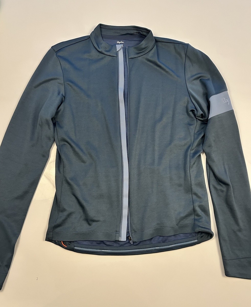 Rapha Classic Long Sleeve Jersey Men's L Full Zip Wool Blend