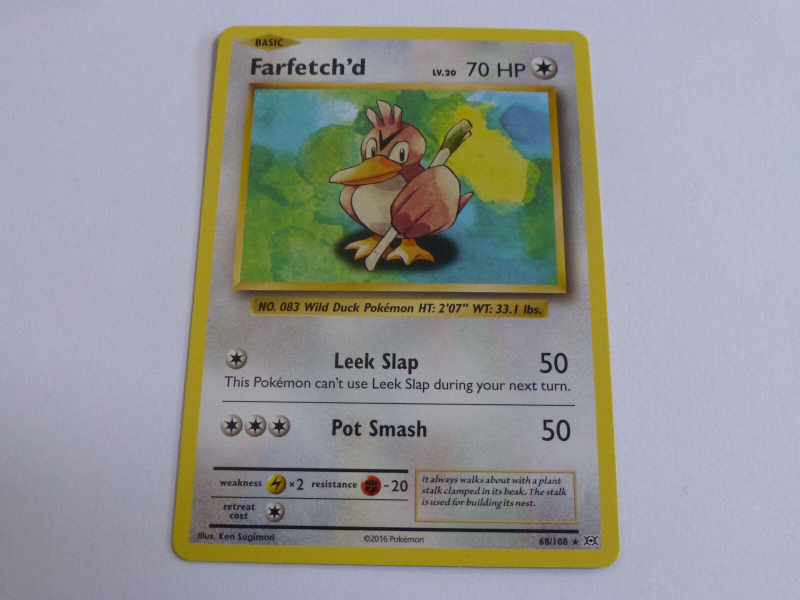 CARTA POKÉMON - Farfetch'd d'occasion pour 5 EUR in Móstoles sur WALLAPOP