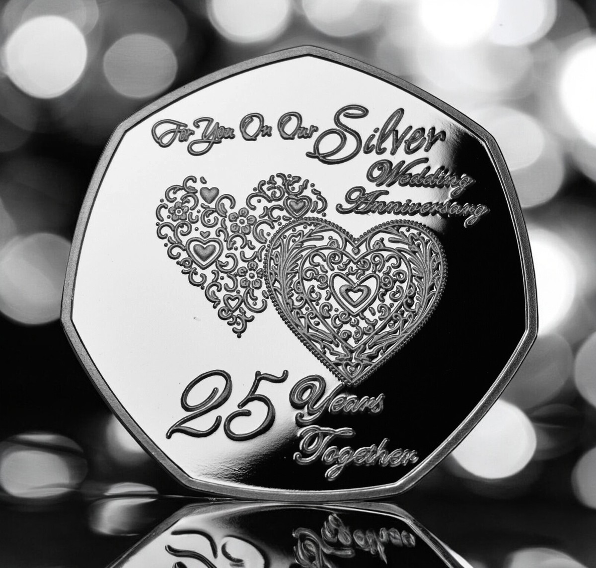 ON OUR 25th SILVER WEDDING ANNIVERSARY Gift/Present