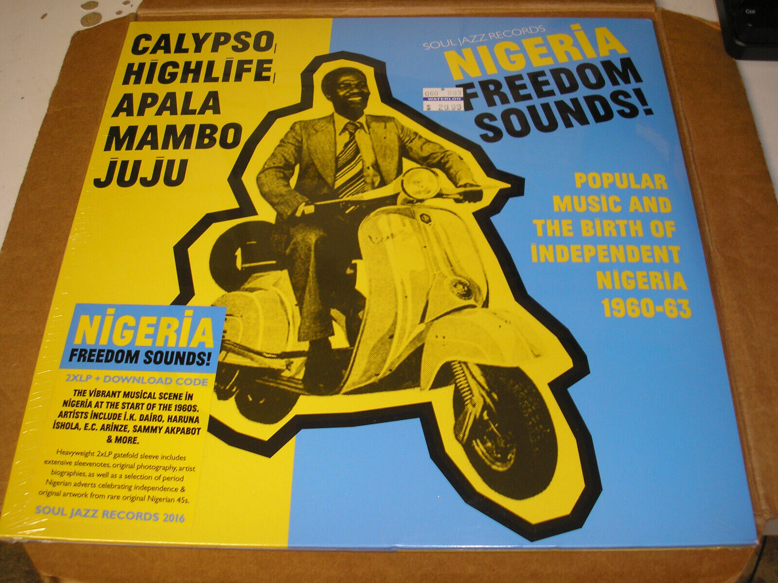 v a - Nigeria Freedom Sounds double LP new sealed Soul Jazz African Highlife