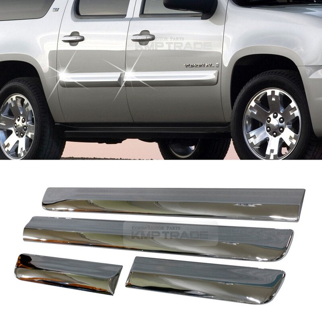 Chrome Side Skirt Door Line Sill Molding Trim Garnish for GMC 20072009