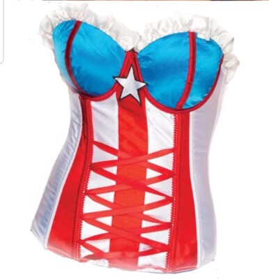 Rubie's Women's Marvel Universe Adult American Dream Corset