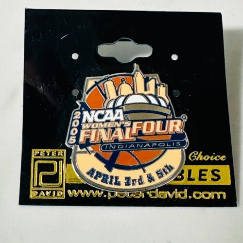 NCAA Final Four 2005 Womens College Basketball Lapel Hat Pin March Madness Fan - Picture 1 of 3