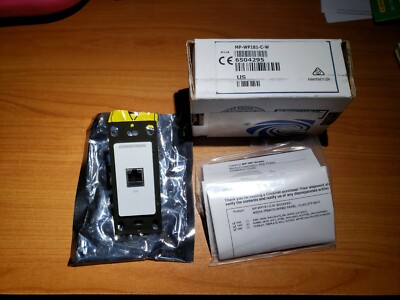 NEW Crestron MP-WP181-C-W Media Presentation Wall Plate DigitalMedia 8G+