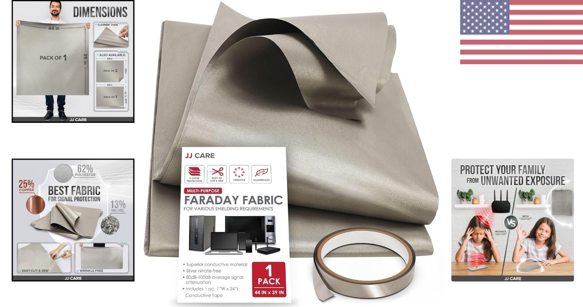RF Faraday Fabric, afschermende stof blokkeren van militaire kwaliteit