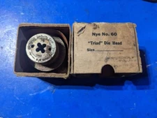 Vintage NYE No.60 thread die NYE tool & machine works chi USA