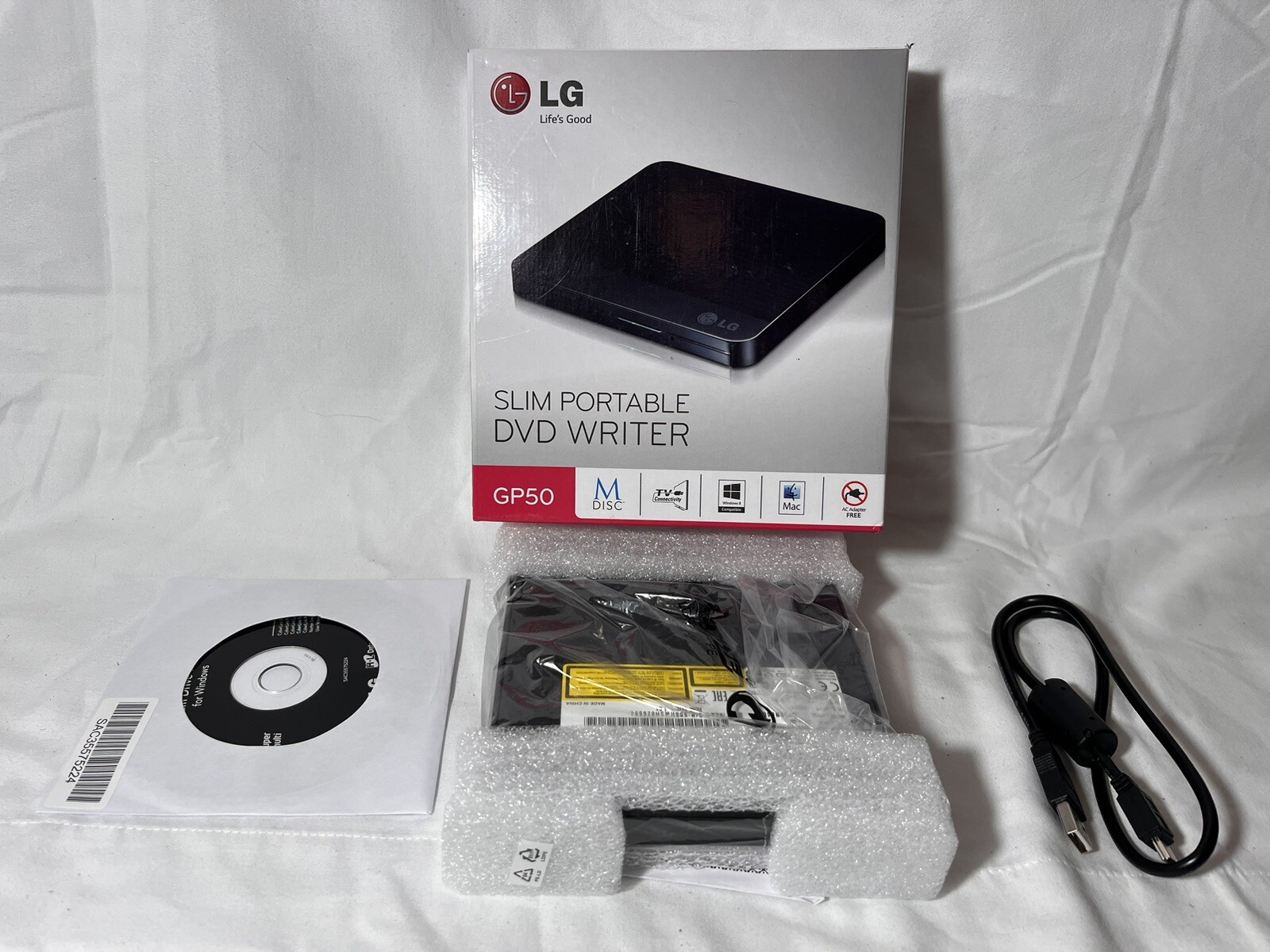 LG GP50 Slim Portable DVD Writer eBay