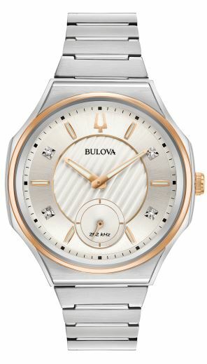 大幅値下げ！女子力アップ！ 美品 Bulovaカーブ CURV NR40 Bulova CURV Men's Rose Gold Black Dial Classic Watch | Bulova