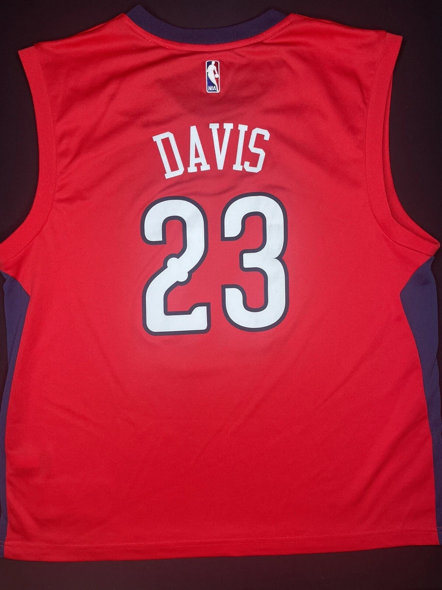 Red anthony sales davis jersey