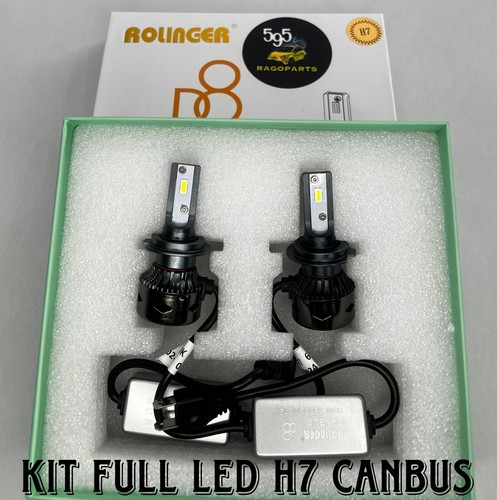 KIT FULL LED PER CITROEN C3 MK1 LAMPADE LED H7 6000K BIANCO ANABBAGLIANTI - Foto 2 di 8