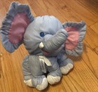 Vintage 1993 Fisher Price Puffalump Gray Baby Elephant Stuffed Animal Plush Toy