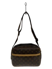 LOUIS VUITTON SHOULDER BAG REPORTER PM_MONOGRAM CANVAS PVC Brown Used