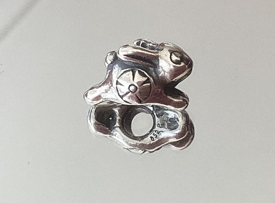 Authentic Trollbeads Jumping Rabbit, retired