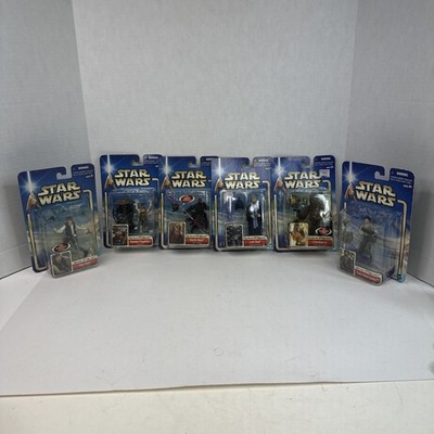 Lot Of 6 Star Wars Action Figures Blue Card - Maul, Han MORE P6