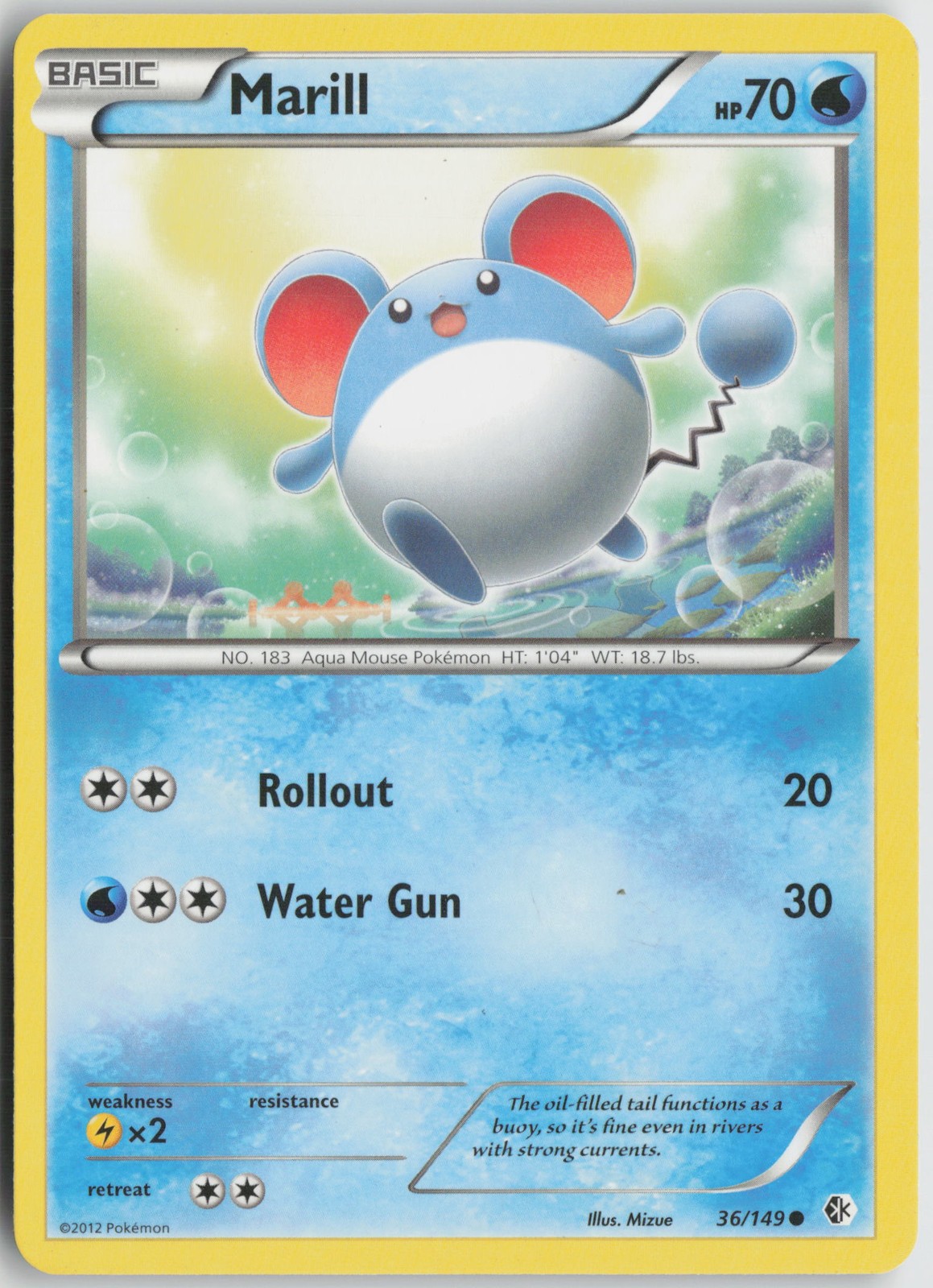 Marill Common Normal Boundaries Crossed 36/149 LP