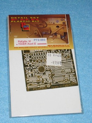 Iger I Tank Ausf.E Photoetch Parts P72-093 Pz.Kpfw.VI Revell Level Tiger Tank ti