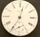 Antique 1903 Waltham Model 1899 620 Pocket Watch Movement Running Ticks 16s 15j