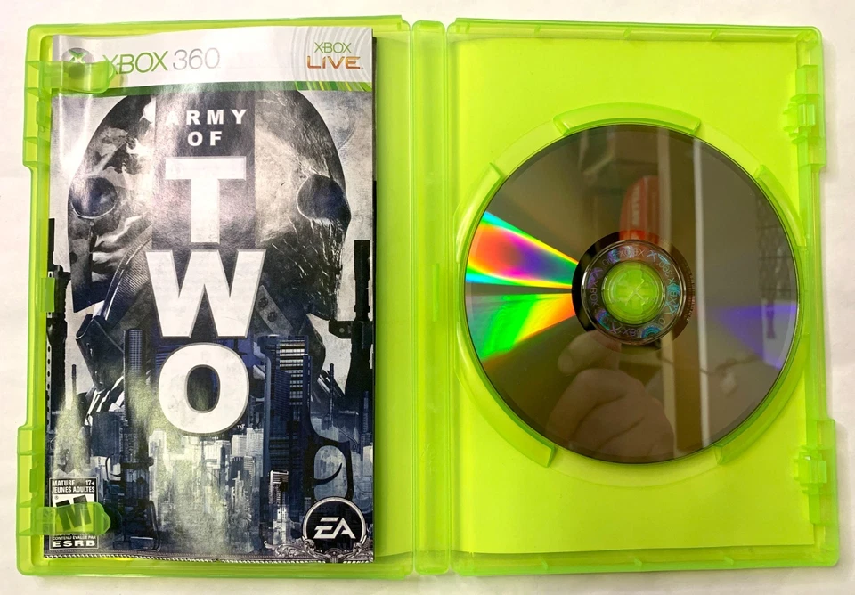 Army of Two (Microsoft Xbox 360, 2008)  CIB Game - Image 3 of 4