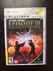 Star Wars Episode III: Revenge of The Sith - Microsoft Xbox - Complete In Box