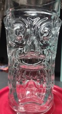 Anchor Hocking Clear Screaming Tiki Tropical Glass 16OZ
