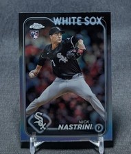Nick Nastrini Refractor Rookie RC 2024 Topps Chrome Update Card #USC14 White Sox