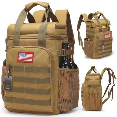 Tactical Backpack Cooler,Lunch Backpack for Men Adults Work 