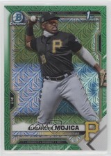 2021 Bowman Chrome Mega Box Green Mojo Refractor /99 Alexander Mojica 11oq