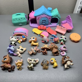 Littlest Pet Shop MINI LPS LOT of 18 Small Animal Figures Accessories