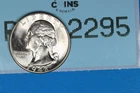 1948 BU 25C WASHINGTON SILVER QUARTER EARLY US TYPE COIN RAW-2295