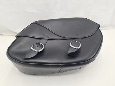 Harley-Davidson Dyna Universal Abnehmbare Satteltaschen rechts schwarz leder - Bild 1 von 4