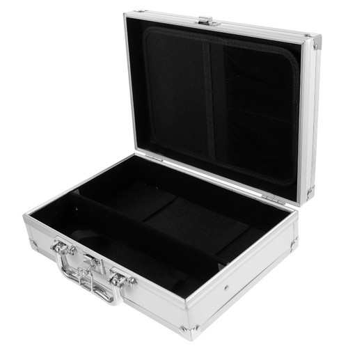 Toolbox Mini Travel Shopping Handheld Briefcase Metal Hard Briefcases for Men - Picture 11 of 12