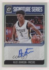 2018-19 Panini Donruss Optic Signature Series Holo Prizm Alize Johnson Auto 4l3
