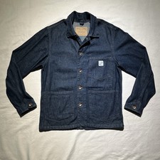 Gap Work Force Industrial Worker Denim Chore Coat Mens Small Utility Jacket