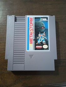 Metal Storm NES Nintendo Game w/ Manual - Authentic/Cleaned/Tested/Working RARE