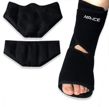 Foot Ankle Ice Pack Wrap for Foot Pain Relief - Ankle Ice Pack for Injuries Reus