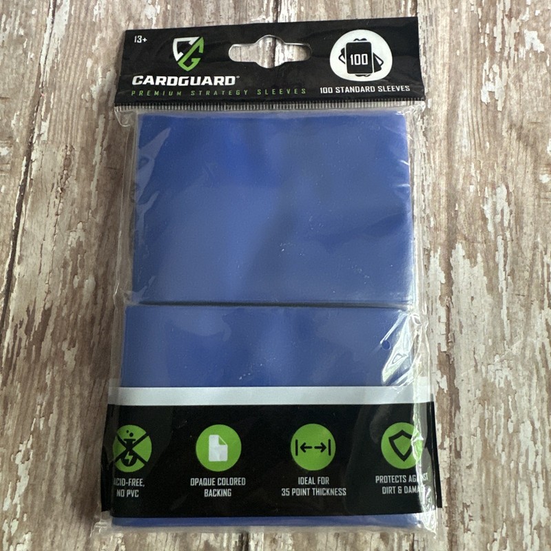 Cardguard Standard Sleeves Pack of 100 Sleeves - Blue