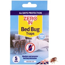 Bed Bug Trap 5 Pack Ready To Use Poison Free Treatment Bed Bug Detector Monitors