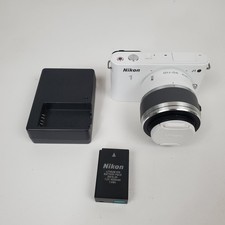 Nikon 1 J1 10.1MP Digital Camera White with Nikkor 30-110mm Lens