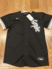 Nike MLB Chicago White Sox Black Alternate Team Jersey Youth Sz XL Tim Anderson